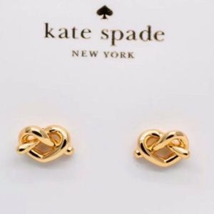 Kate Dpade NWT Gold Knot Stud Earrings